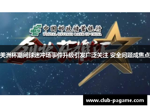 美洲杯期间球迷冲场事件升级引发广泛关注 安全问题成焦点